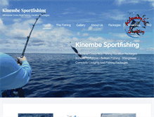Tablet Screenshot of kinembe-sportfishing.com